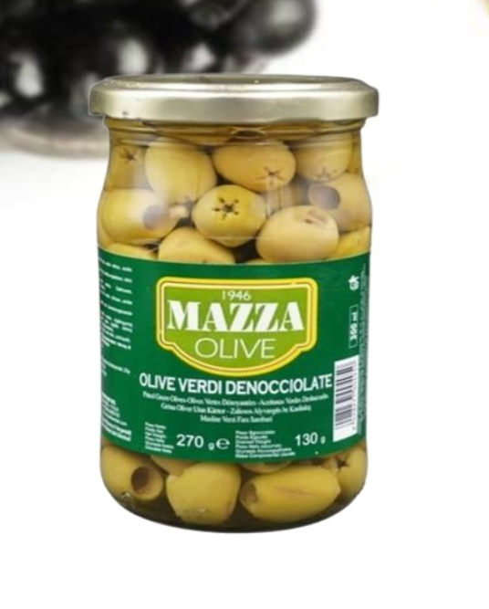 Mazza Green Olives Pitted Ml 300 gm